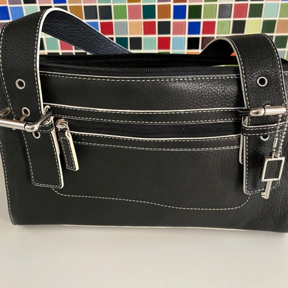 Fossil Leather Satchel Handbag - 75082